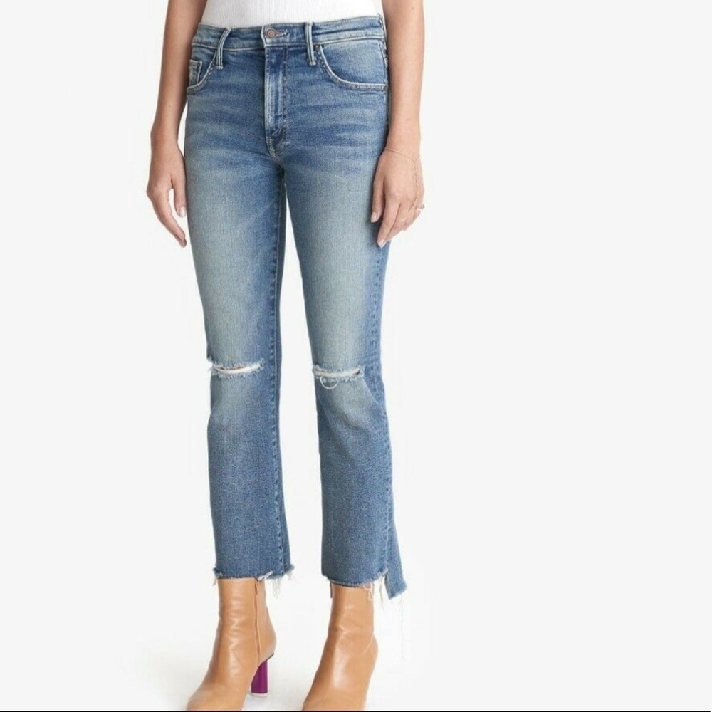 Mother Denim Insider Crop Step Fray NWOT